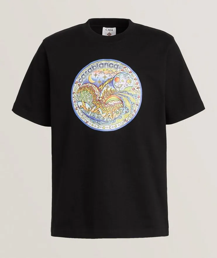 Four Elements Graphic Cotton T-Shirt