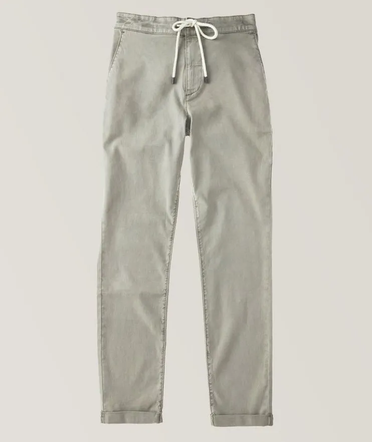 Fraser Stretch-Cotton Drawstring Pants