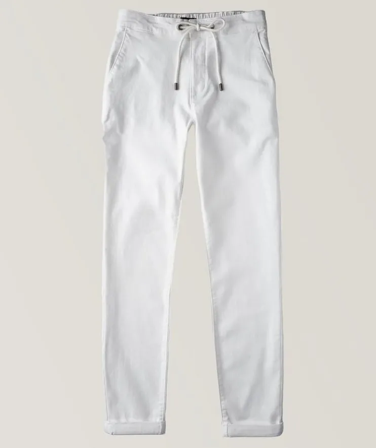 Fraser Stretch-Cotton Blend Drawstring Pants