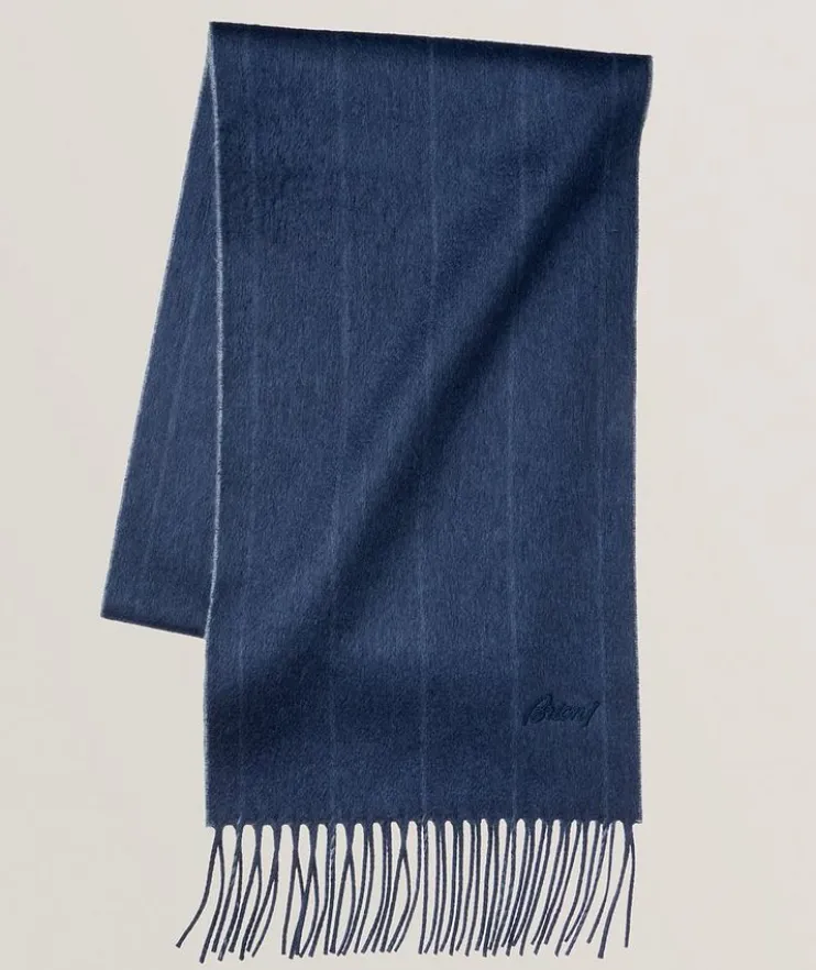 Fringed Silk-Cashmere Scarf