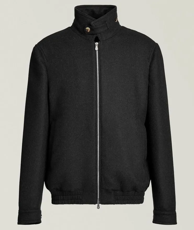 Full-Zip Wool Blouson