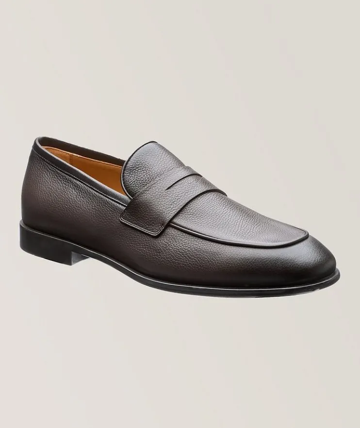 Funes Leather Penny Loafers