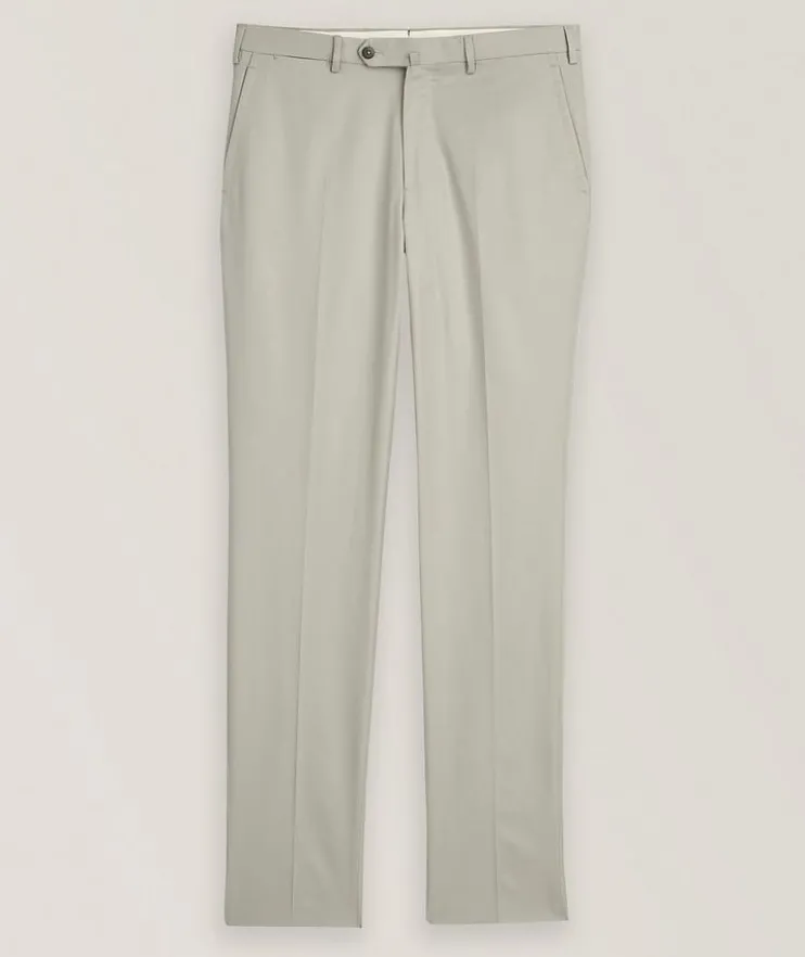 Gabardine Mako Cotton Pants