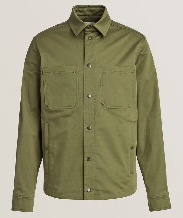 Gabardine Stretch-Cotton Overshirt