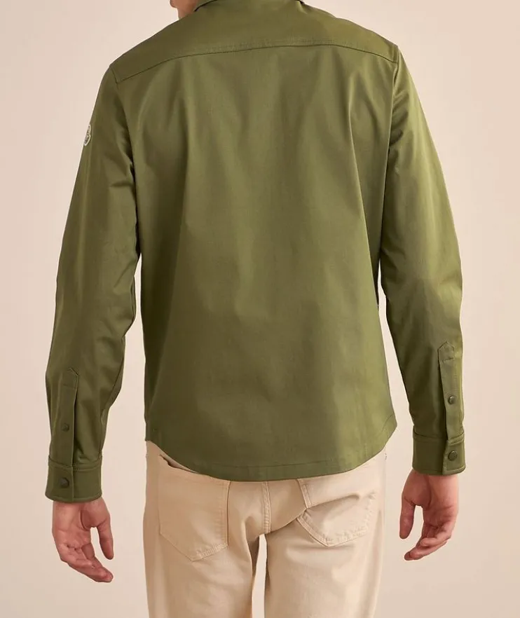 Gabardine Stretch-Cotton Overshirt