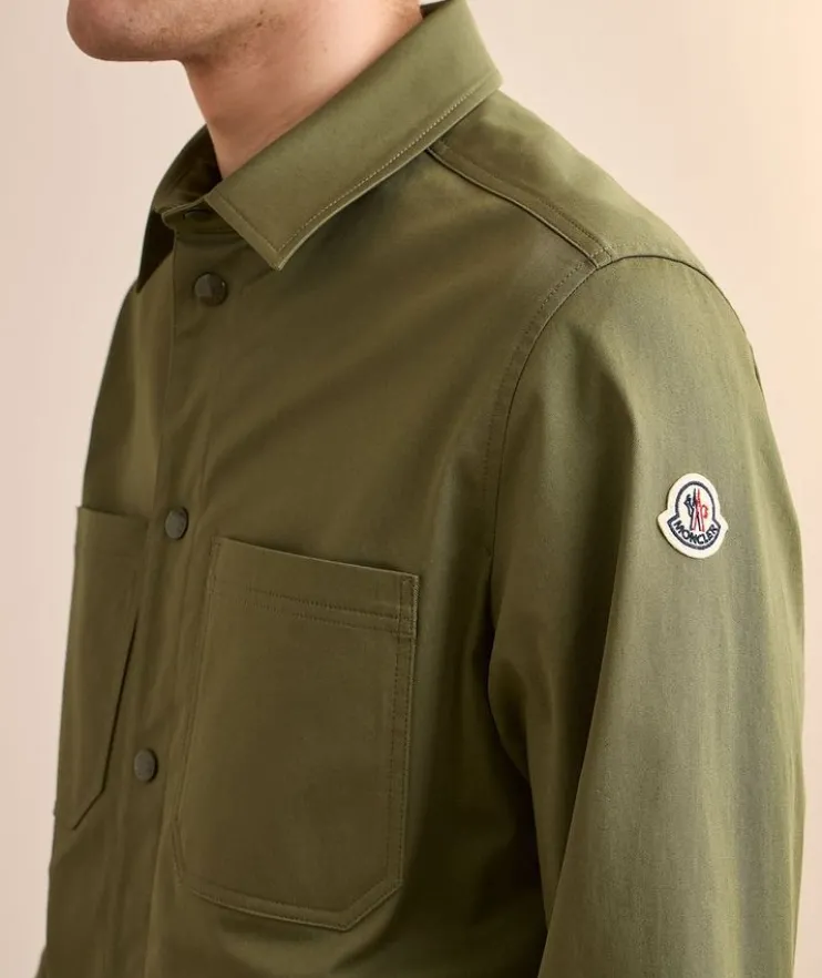 Gabardine Stretch-Cotton Overshirt