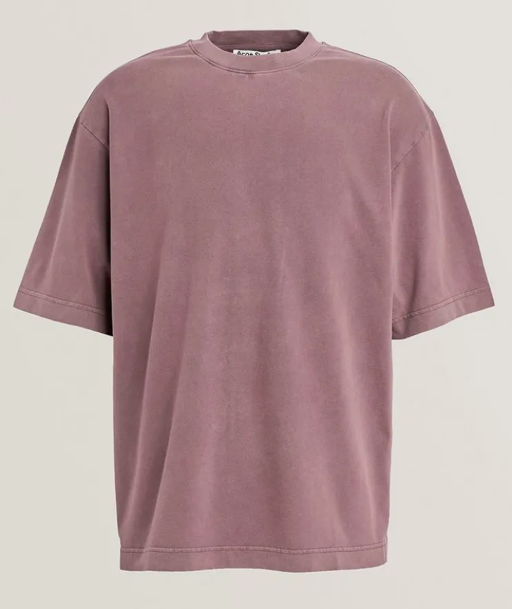 Garment-Dyed Cotton Logo T-Shirt