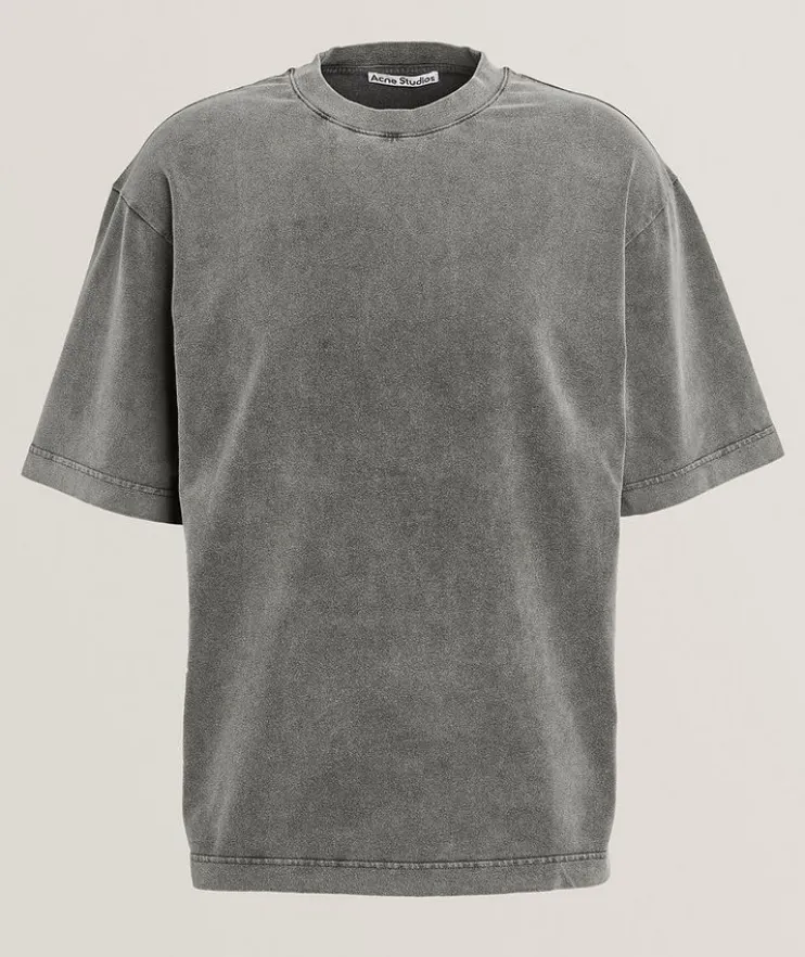 Garment-Dyed Cotton Logo T-Shirt