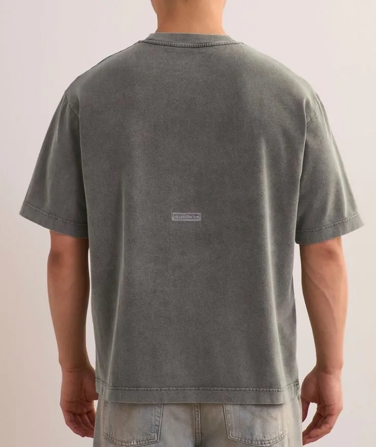 Garment-Dyed Cotton Logo T-Shirt