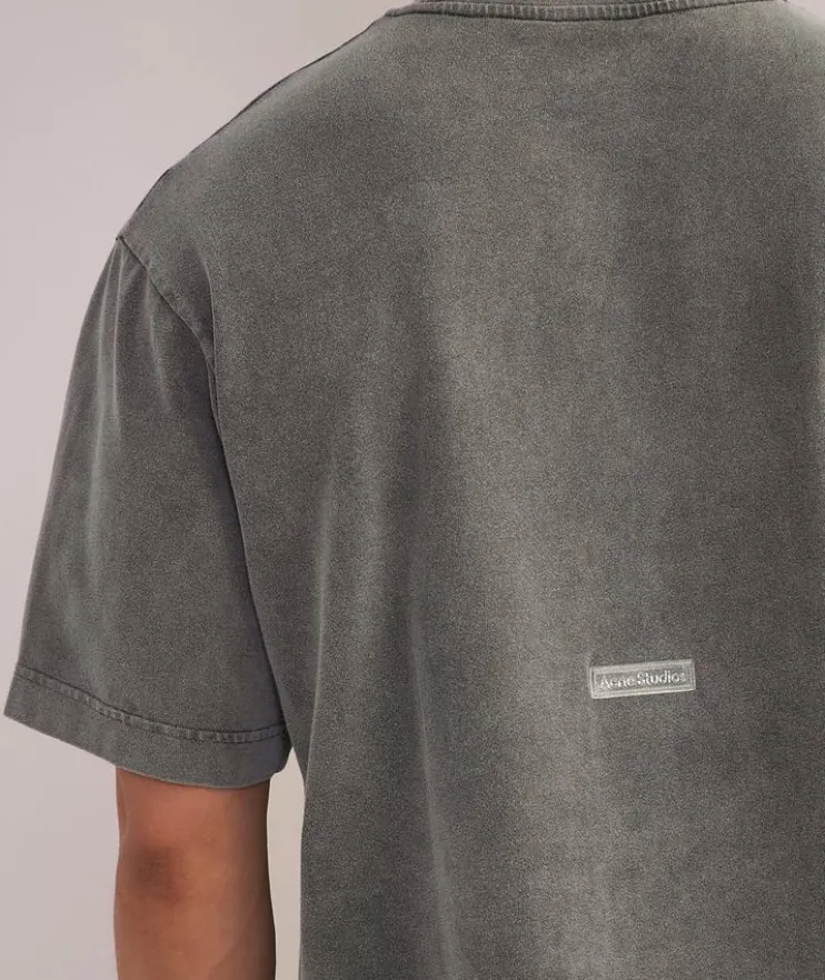 Garment-Dyed Cotton Logo T-Shirt