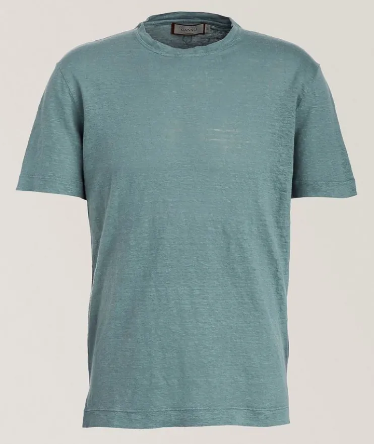 Garment-Dyed Linen T-Shirt