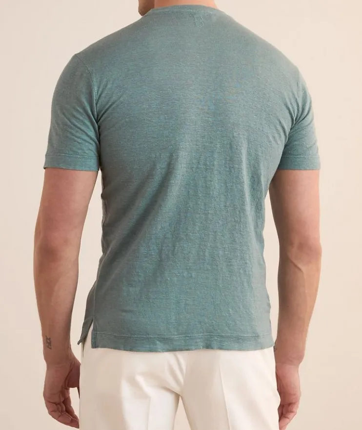 Garment-Dyed Linen T-Shirt