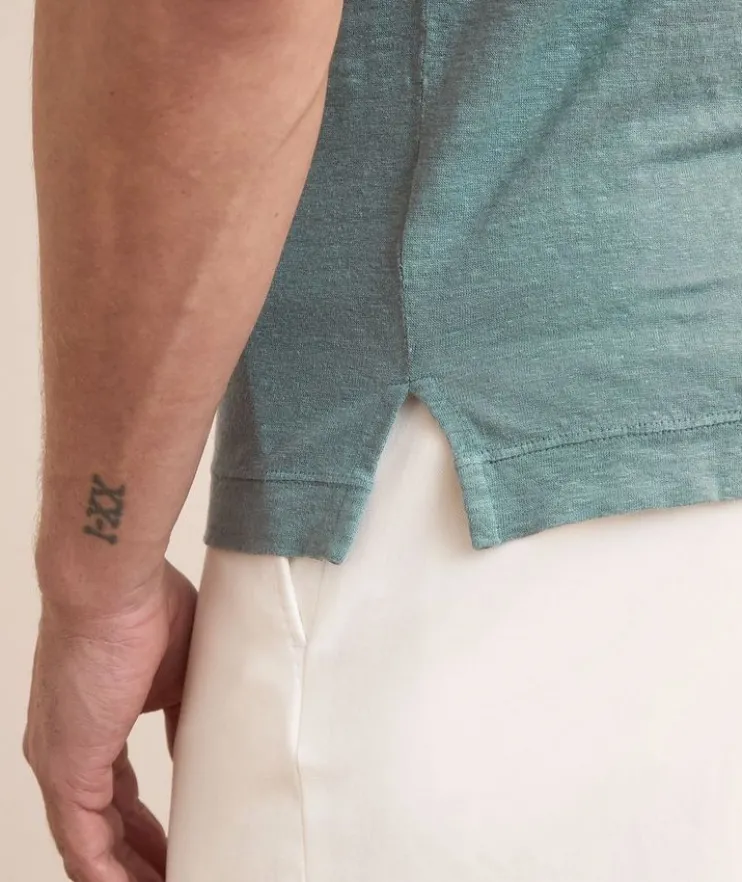 Garment-Dyed Linen T-Shirt