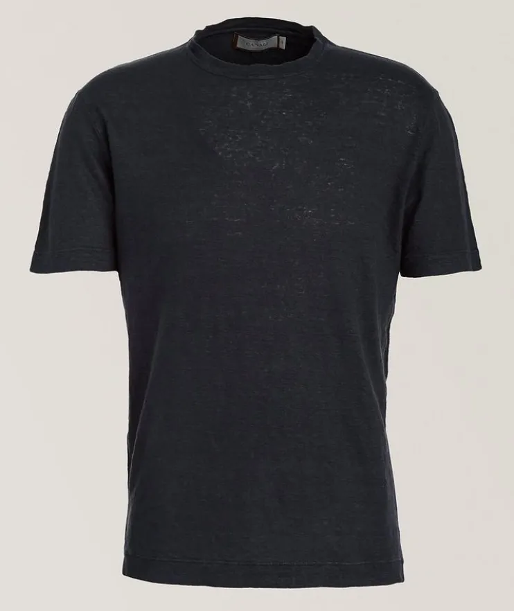 Garment-Dyed Linen T-Shirt