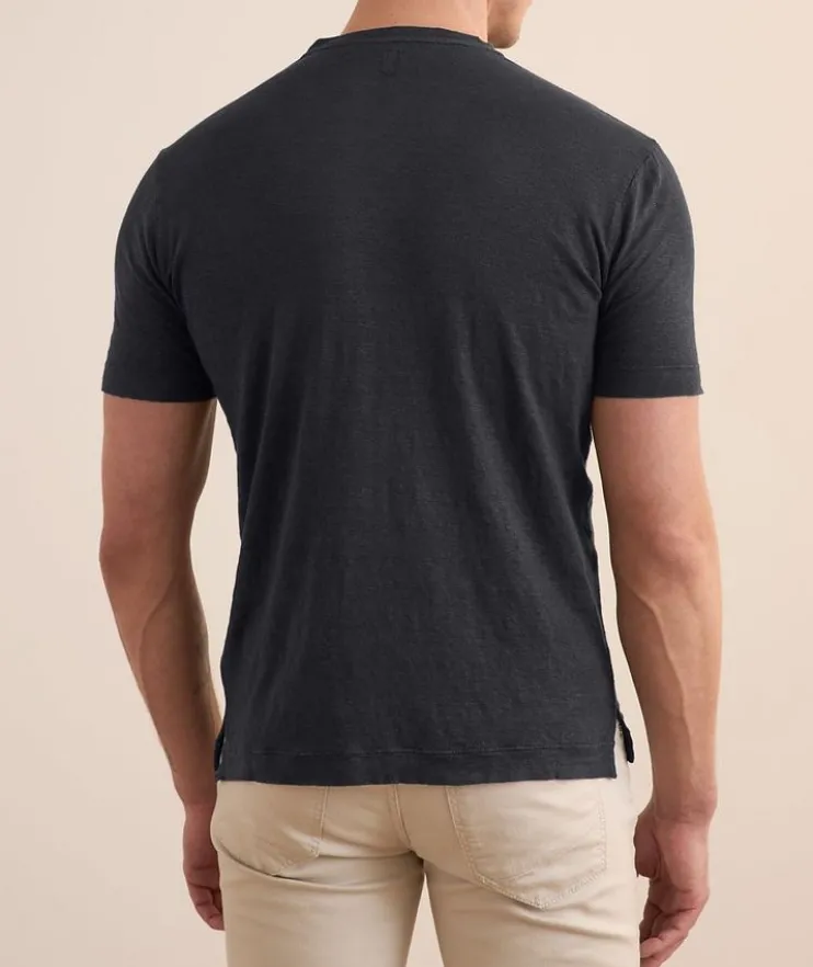 Garment-Dyed Linen T-Shirt