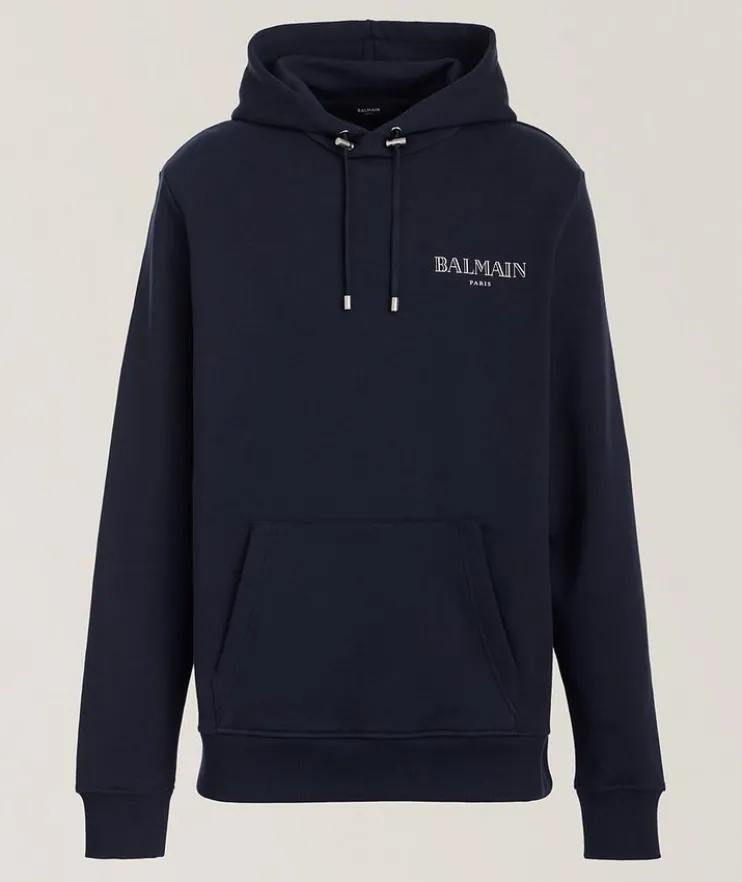 Gel Logo Cotton Hooded Sweater