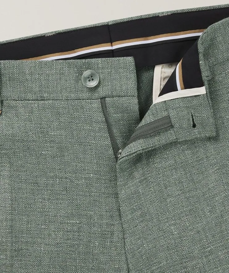 Genius Micro-Patterned Dress Pants