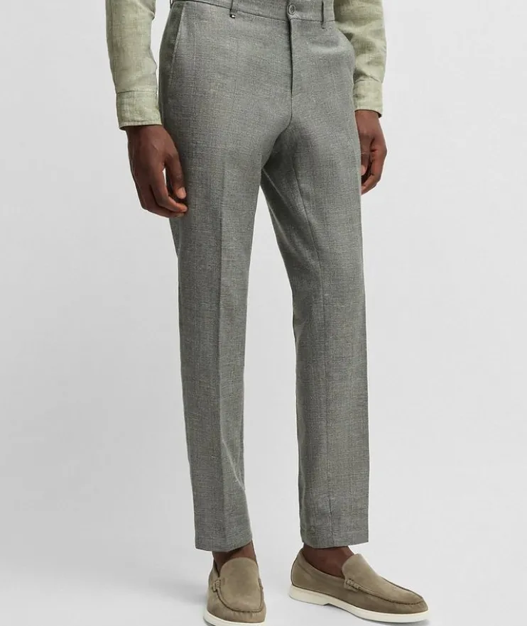 Genius Micro-Patterned Dress Pants