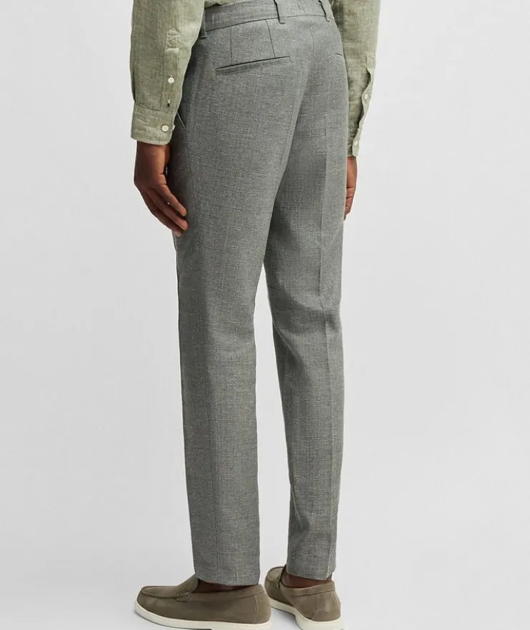 Genius Micro-Patterned Dress Pants