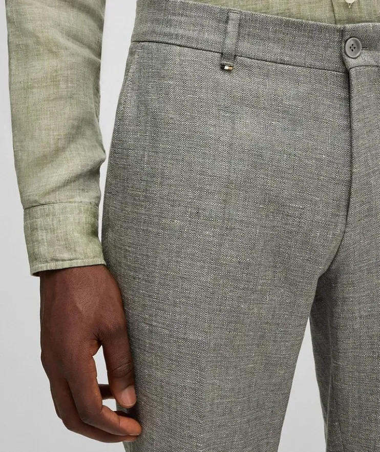 Genius Micro-Patterned Dress Pants
