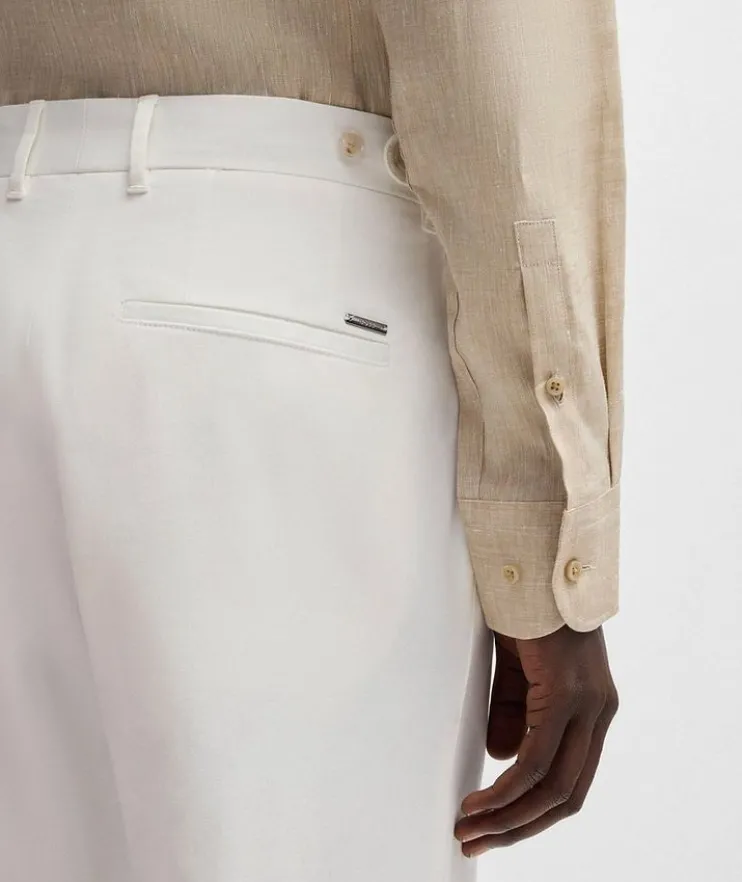 Genius Slim-Fit Stretch-Cotton Pants