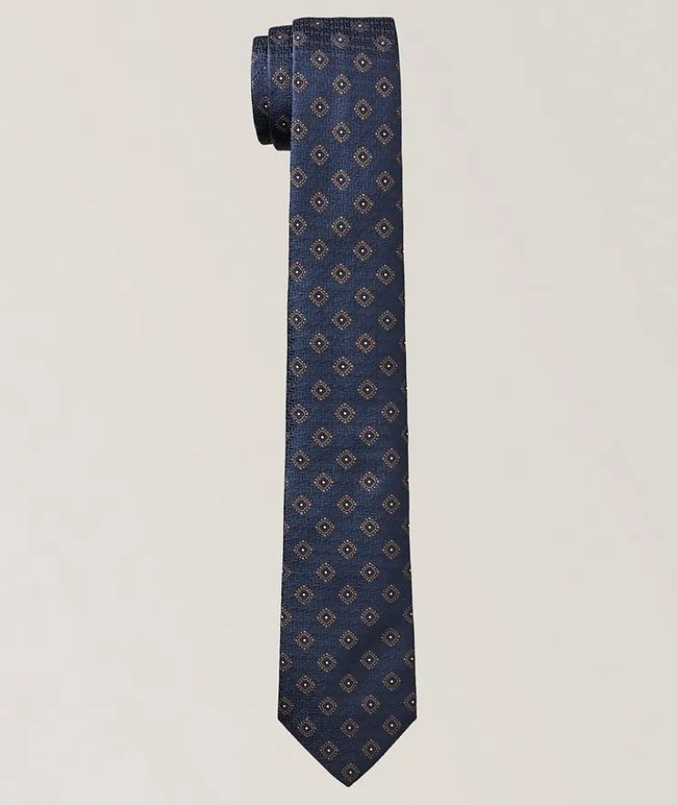 Geometric Silk Tie