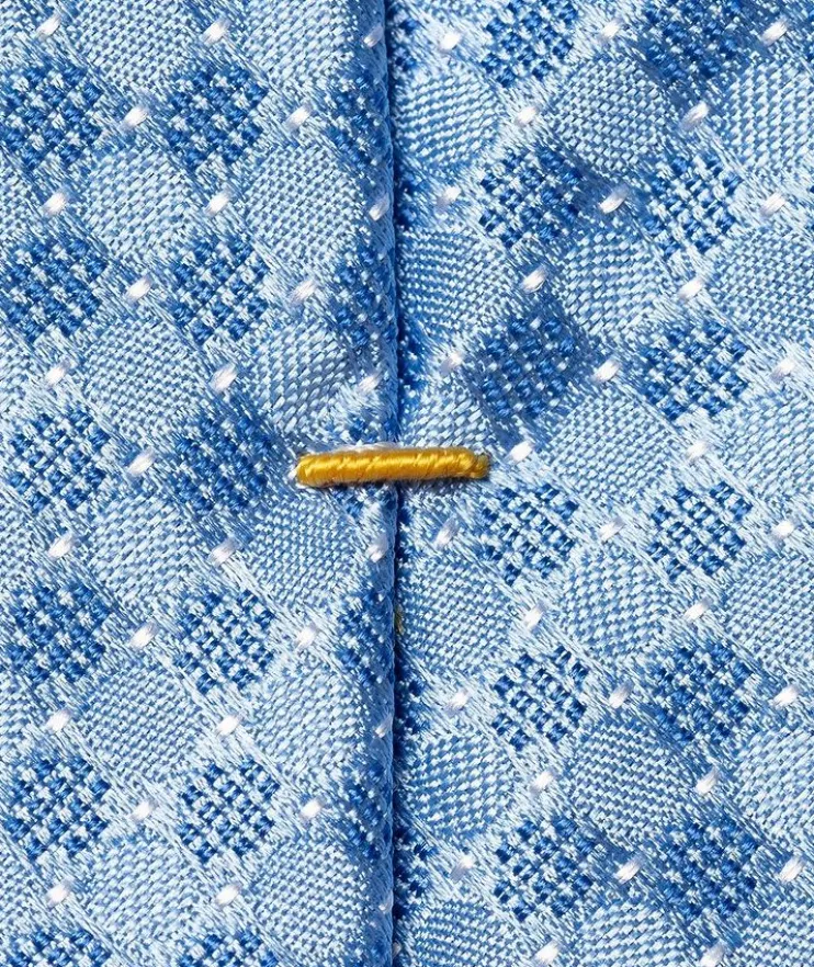 Geometric Woven Silk Tie