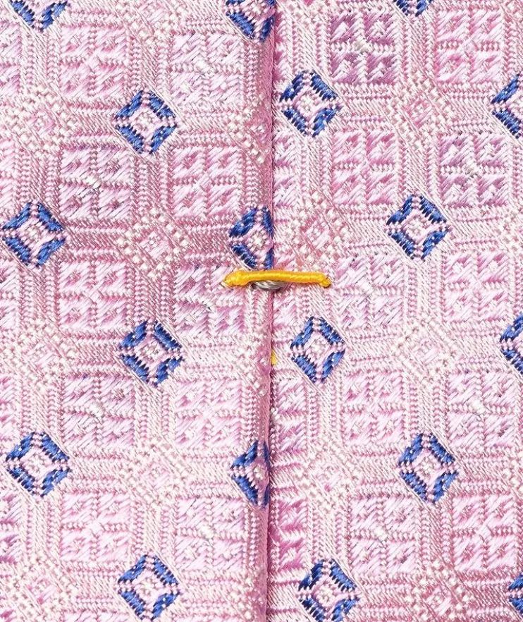 Geometric Woven Silk Tie