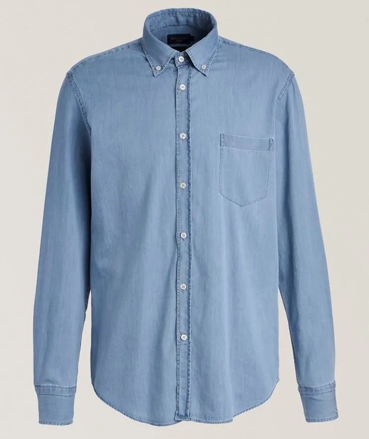 Giza Cotton Denim Shirt