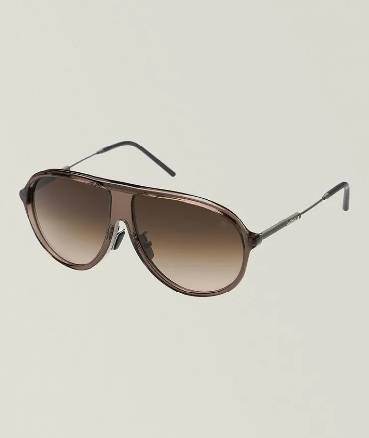 Glyde Transparent Pilot Sunglasses