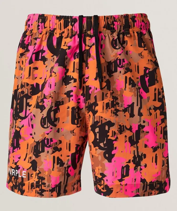 Gothic Graffiti Logo Shorts