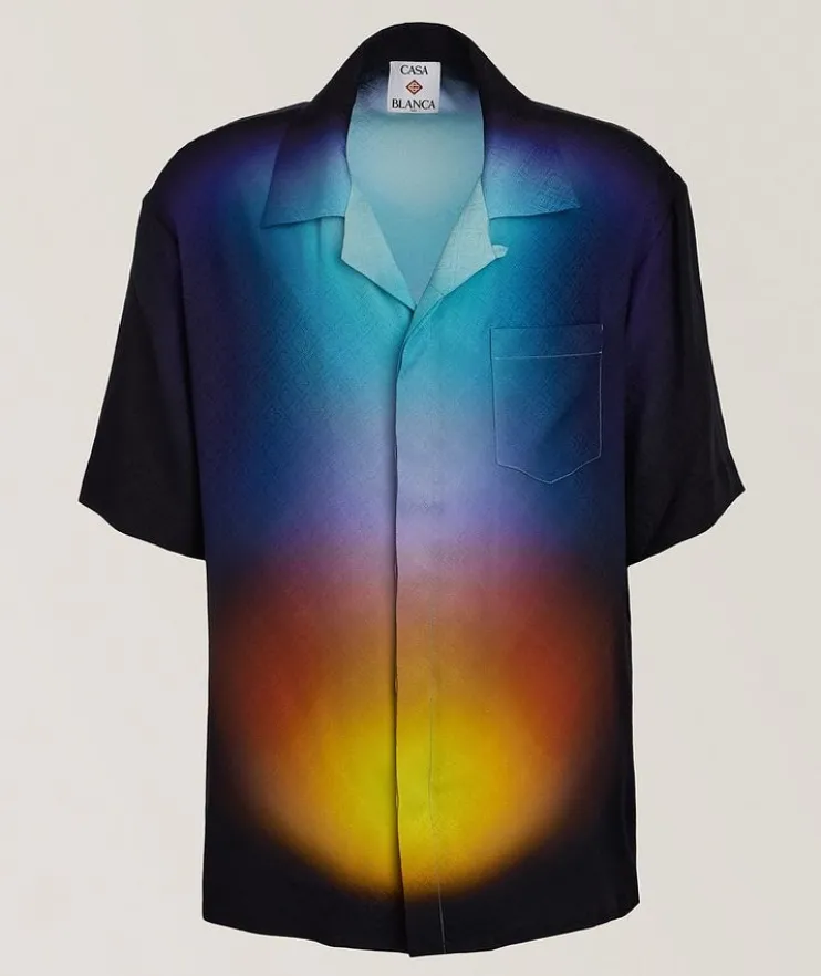 Gradient Silk Shirt