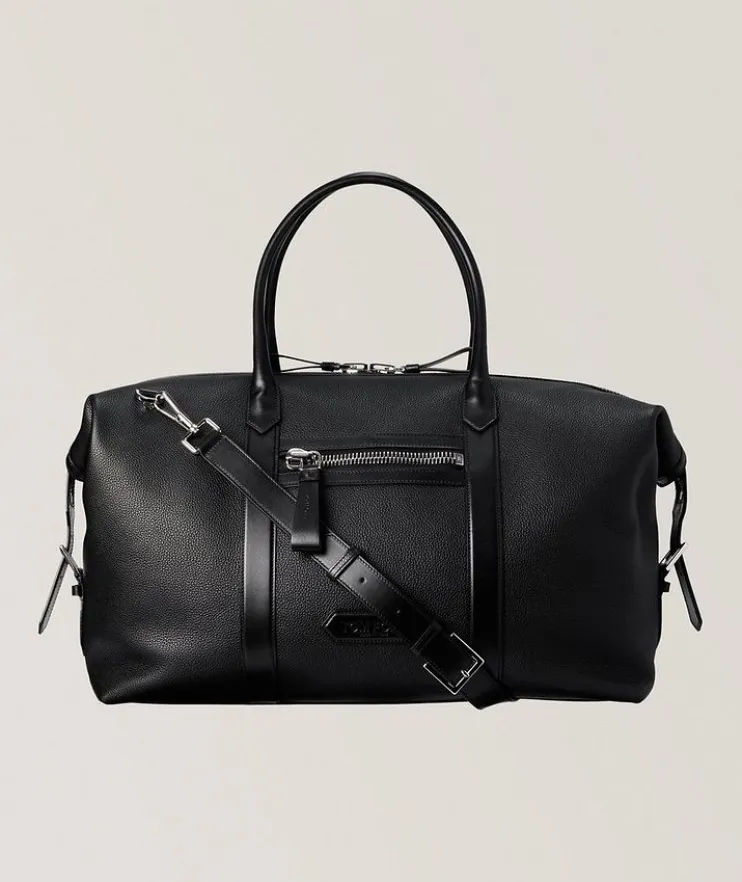 Grained Leather Buckley Holdall