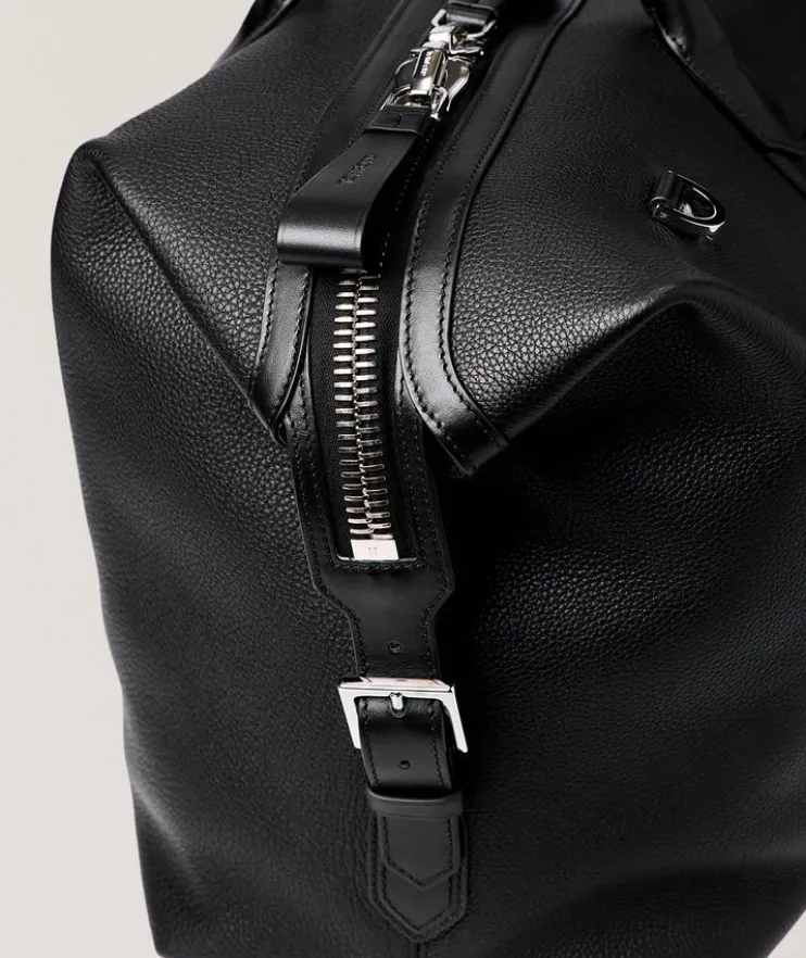 Grained Leather Buckley Holdall