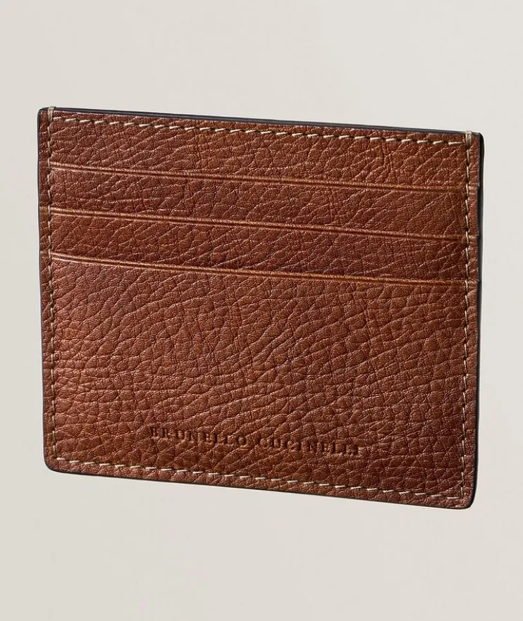 Grained Leather Cardholder