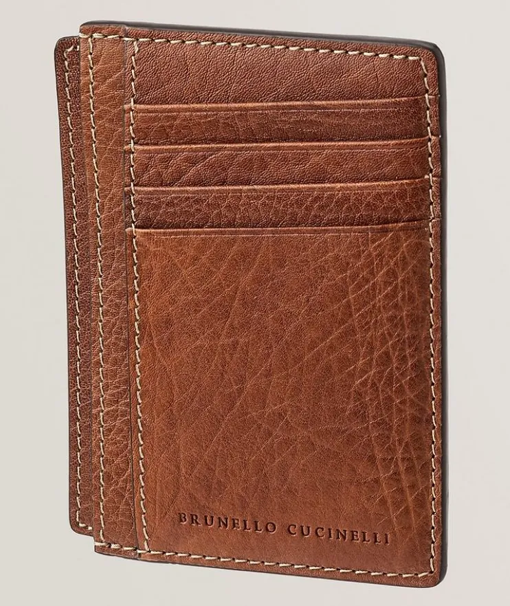 Grained Leather XL Cardholder