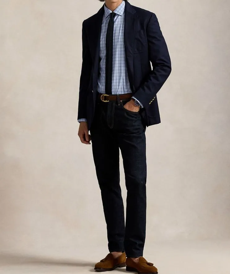 Grid Cotton Poplin Shirt