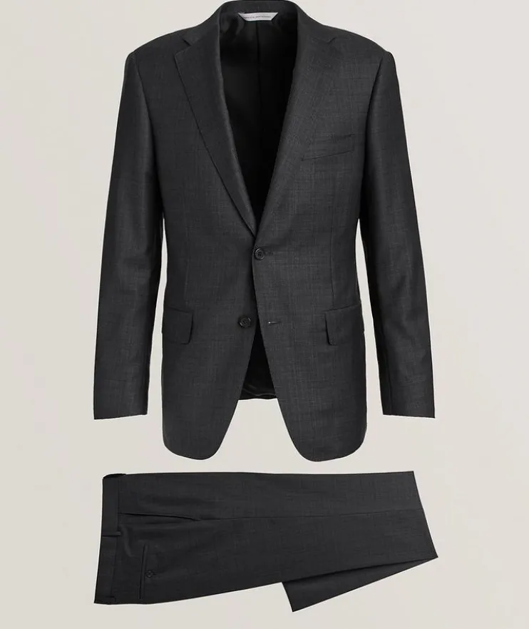 Grid Wool Suit