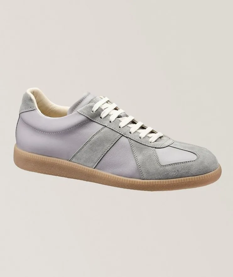 Grigio Nappa Leather & Suede Sneakers