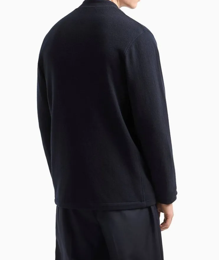 Guru-Collar Virgin Wool-Blend Jacket