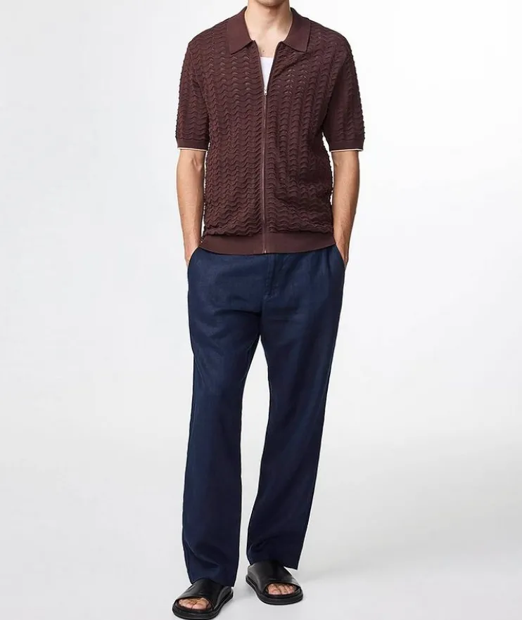 Gustav Full-Zip Polo Shirt