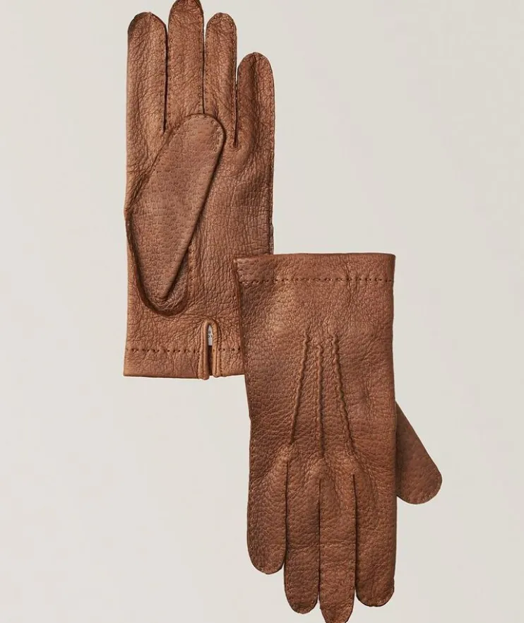 Handsewn Peccary Unlined Gloves