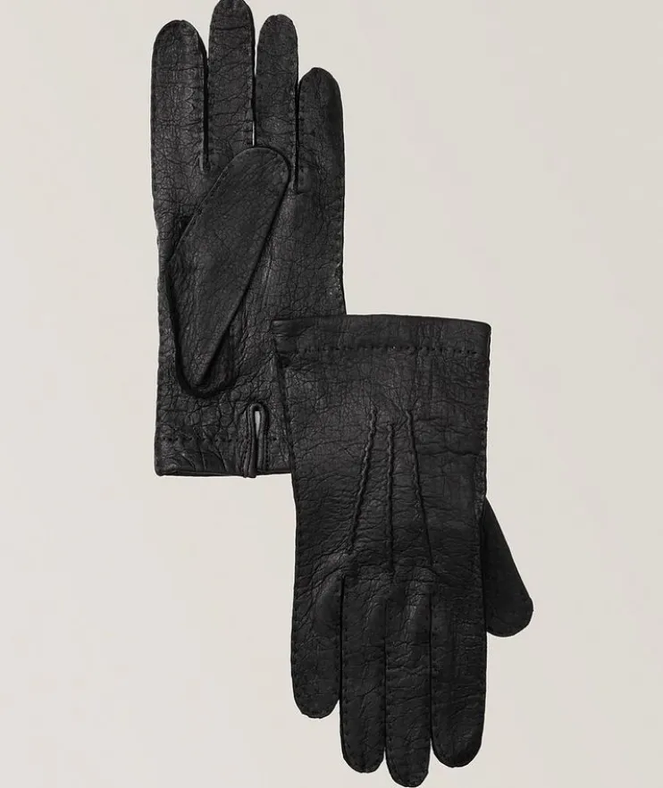 Handsewn Peccary Unlined Gloves