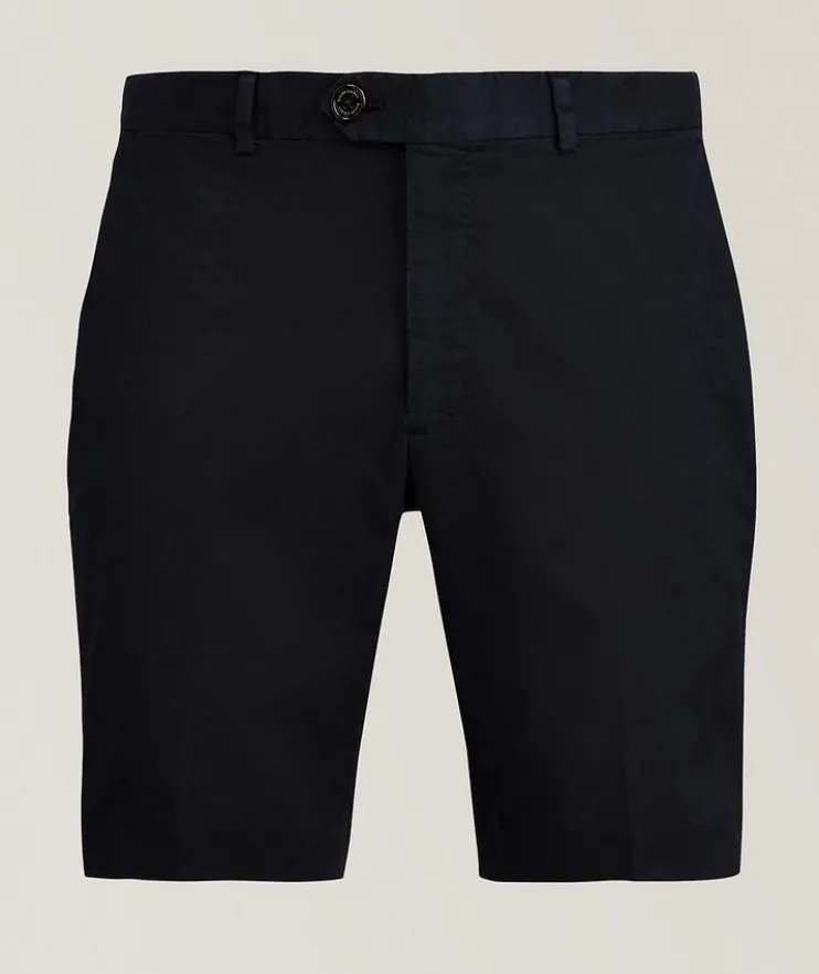 Hand-Tailored Slim Stretch Chino Shorts