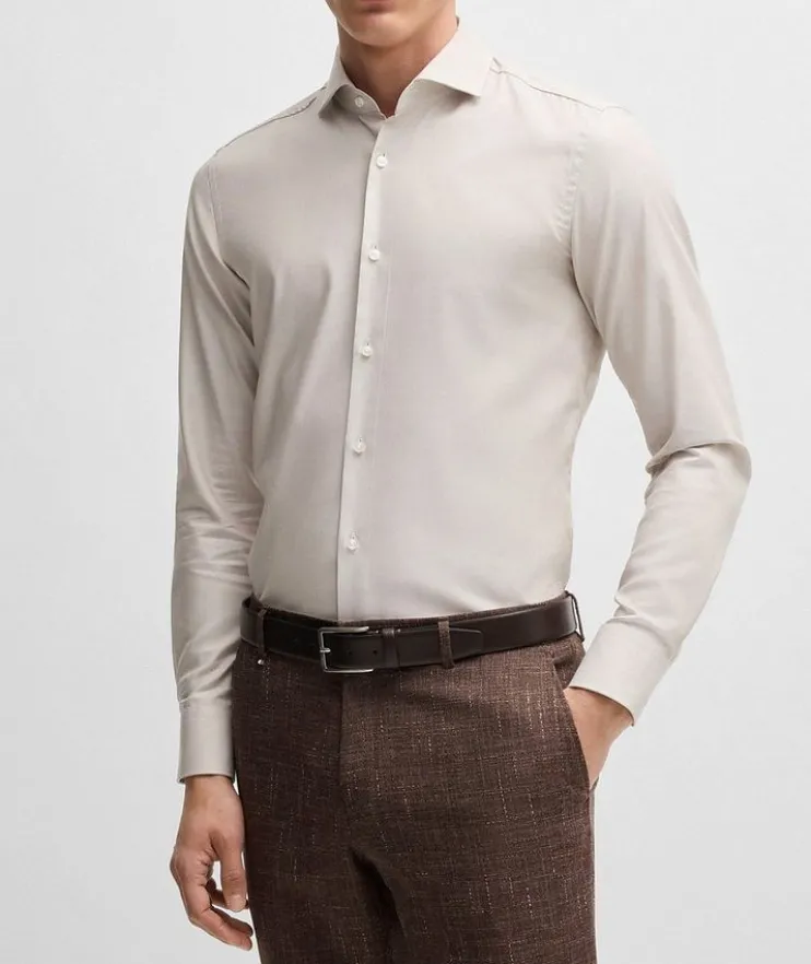 Hank Cotton-Blend Dress Shirt
