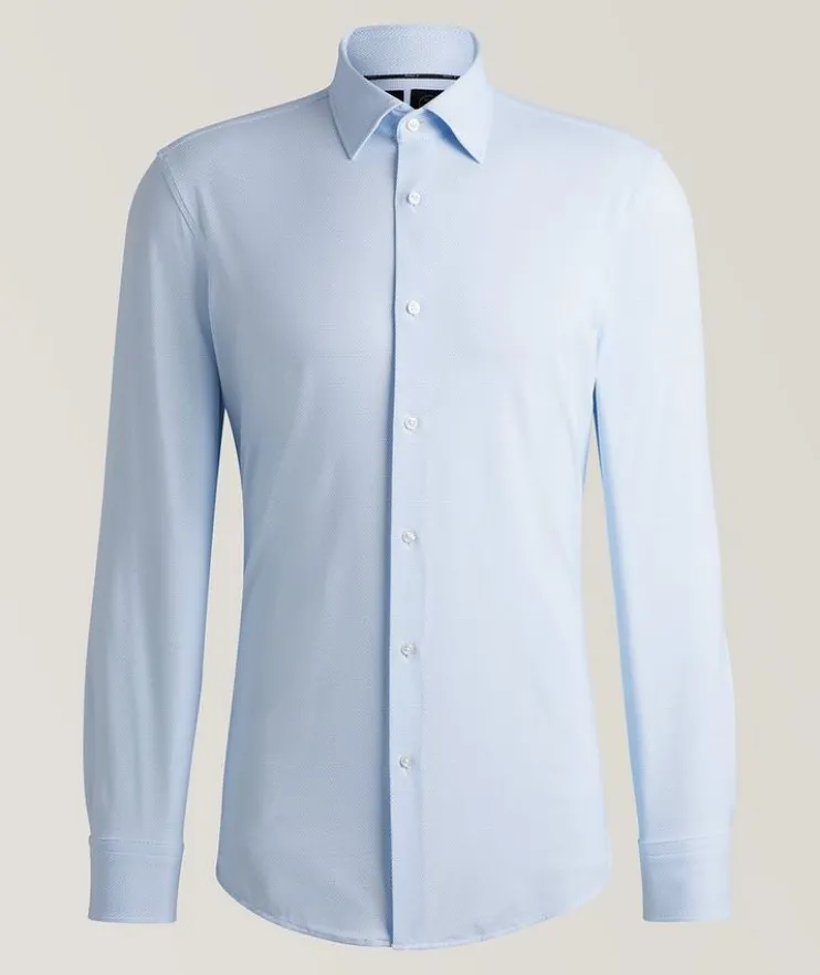 Hank Micro-Structured Jersey Shirt