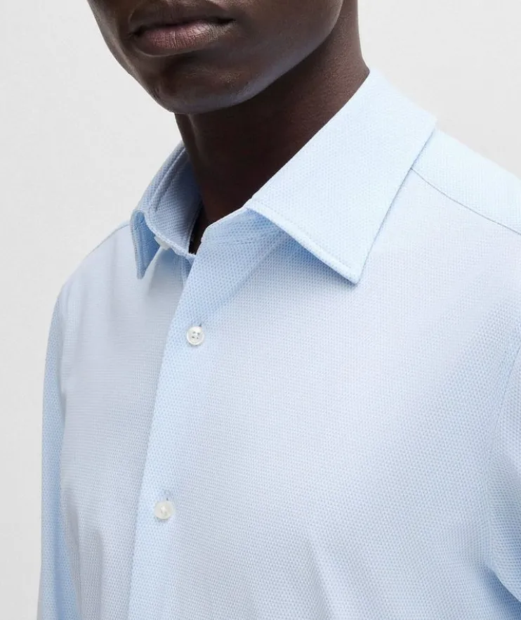 Hank Micro-Structured Jersey Shirt