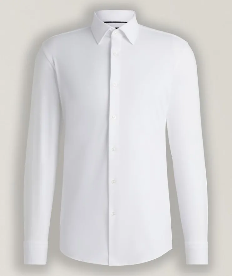 Hank Micro-Structured Jersey Shirt