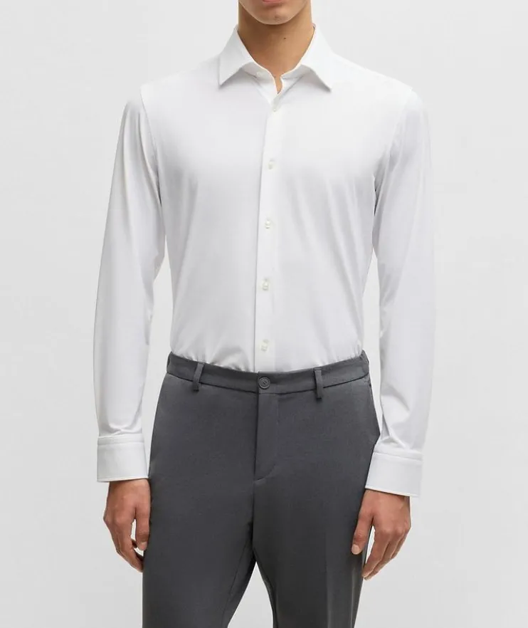Hank Micro-Structured Jersey Shirt