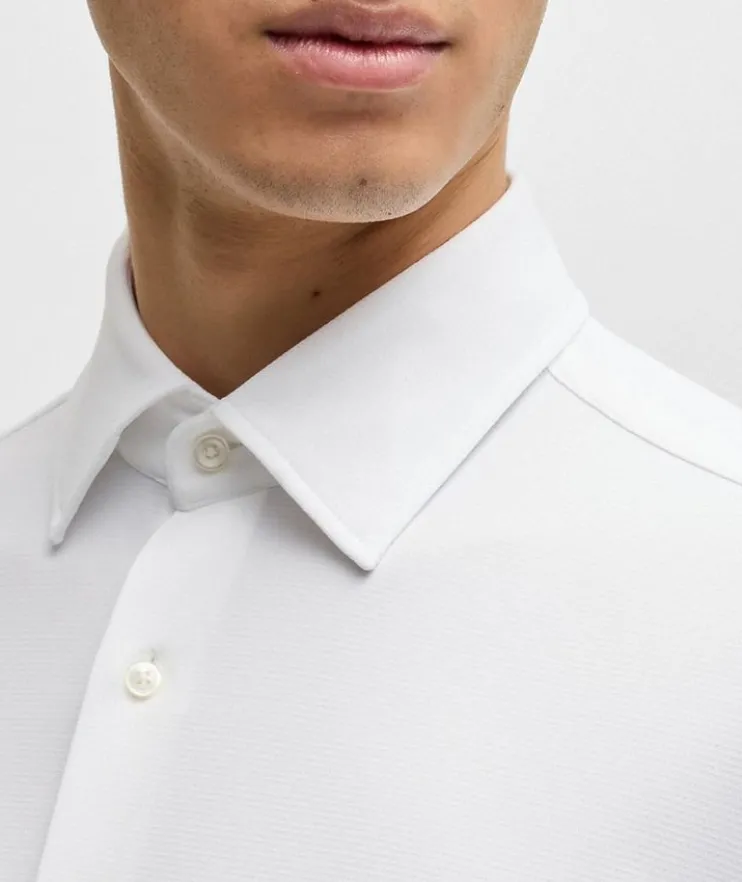Hank Micro-Structured Jersey Shirt